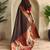 Black art silk  woven saree