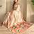 Cream art silk  woven saree