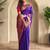 Purple art silk  woven saree