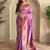 Onion pink art silk  woven saree