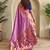 Onion pink art silk  woven saree