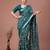 Printed slub silk saree with zari border