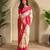 Cream art silk  woven saree