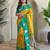 Lemon art silk  woven saree