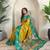 Lemon art silk  woven saree