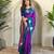 Purple art silk  woven saree