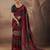 Geometric printed poly mulmul cotton saree for everyday elegance