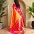 Yellow art silk  woven saree