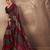 Geometric printed poly mulmul cotton saree for everyday elegance