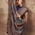 Geometric printed poly mulmul cotton saree for everyday elegance