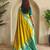 Lemon art silk  woven saree