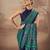 Geometric printed poly mulmul cotton saree for everyday elegance