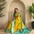 Lemon art silk  woven saree