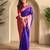 Purple art silk  woven saree