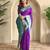 Purple art silk  woven saree