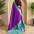 Purple art silk  woven saree