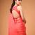 Satin silk  printed saree for festive wear