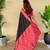 Black art silk  woven saree