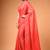 Satin silk  printed saree for festive wear