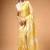 Satin silk  printed saree for festive wear
