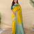 Lemon art silk  woven saree