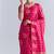 Traditional roop silk saree with detailed zari embroidery