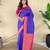 Magenta art silk  woven saree