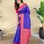 Magenta art silk  woven saree