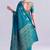Traditional roop silk saree with detailed zari embroidery