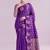 Traditional roop silk saree with detailed zari embroidery