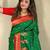 Green art silk  woven saree