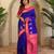 Purple art silk  woven saree