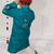Teal blue embroidered pure silk kurta set