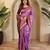 Onion pink art silk  woven saree