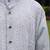 Light grey embroidered georgette kurta set