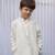 Pink embroidered georgette kurta set