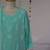 sea green and peach ombre  embroidered georgette lehenga set