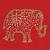 Red embroidered pure chanderi kurta jacket set