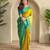 Lemon art silk  woven saree
