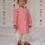 Pink embroidered pure chanderi sharara set