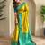 Lemon art silk  woven saree