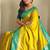 Lemon art silk  woven saree