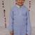 Purple embroidered georgette kurta set