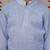 Purple embroidered georgette kurta set