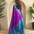 Purple art silk  woven saree