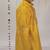 Yellow embroidered pure silk kurta set