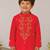 Pink embroidered pure silk kurta set