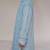 Blue embroidered georgette kurta set