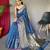 Blue art silk  woven saree