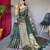 Green art silk  woven saree